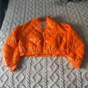 ZIAI Vibrant Orange Jacket short retro women’s